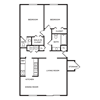 2 Bedroom 1.5 Bath
